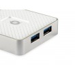 Conceptronic HUBBIES03W interface hub USB 3.2 Gen 1 (3.1 Gen 1) Micro-B 5000 Mbit/s White