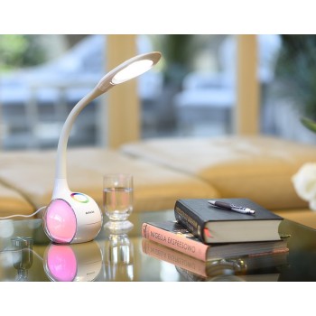 Activejet AJE-RAINBOW RGB table LED lamp with RGB lightning base
