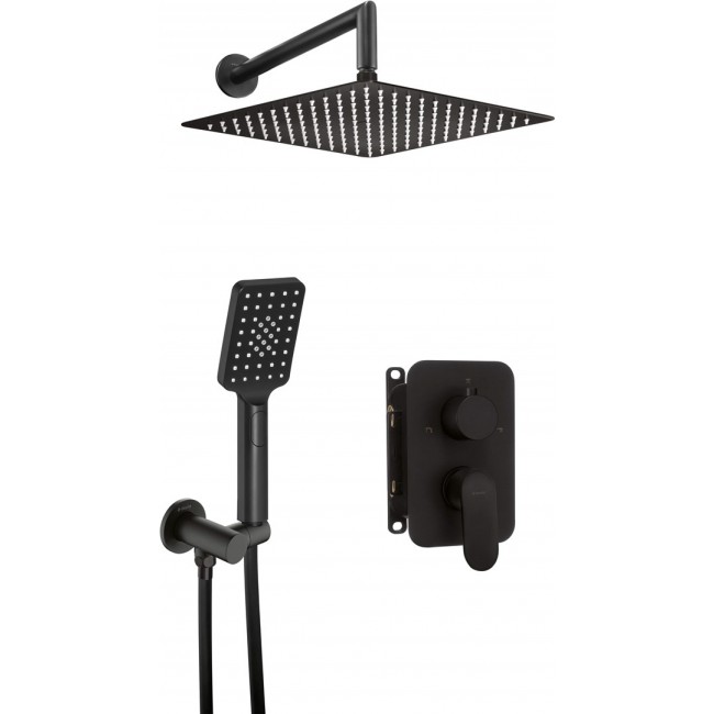 Concealed shower set with mixer BOX