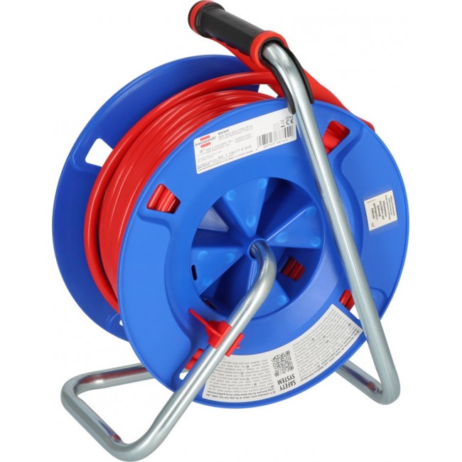 Brennenstuhl 1182770010 power extension 25 m 3 AC outlet(s) Outdoor Black, Blue, Grey, Red
