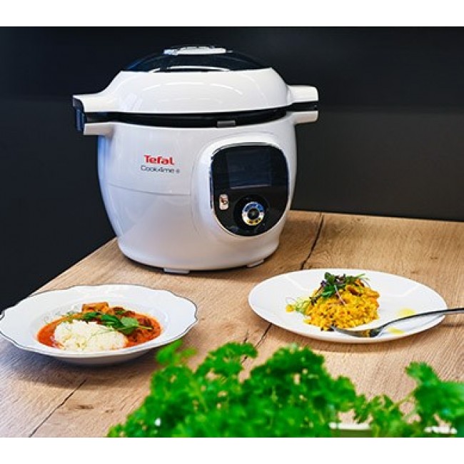 Tefal CY851130 multi cooker 6 L Chrome, White Tefal CY851130 multi cooker 6 L Chrome, White