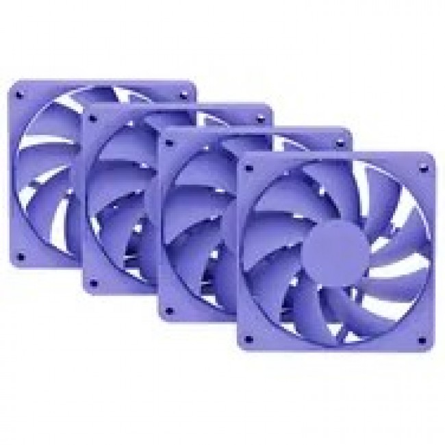 HYTE FAN- -FA12-TM-4 computer cooling system Processor 12 cm Violet 4 pc(s)