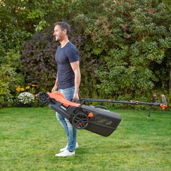 Black & Decker BEMW481ES Push lawn mower AC Orange