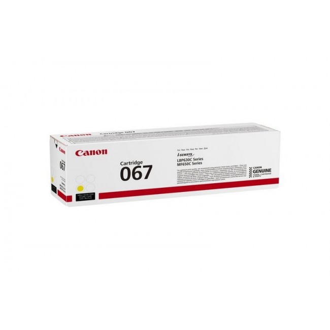 Canon 067 toner cartridge 1 pc(s) Original Yellow Canon 067 toner cartridge 1 pc(s) Original Yellow