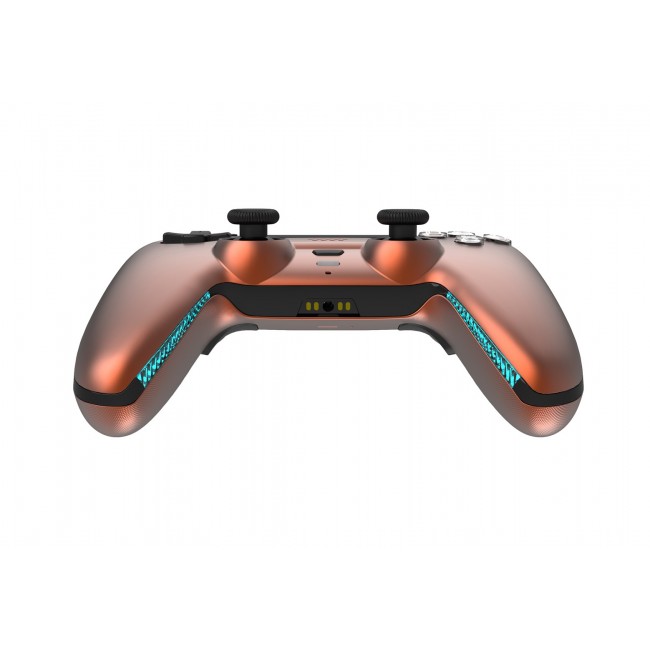 Deltaco Gaming GAM-199-ORANGECOPPER Gaming Controller Orange, Bronze Bluetooth/USB Gamepad PlayStation 5, PC, Android, iOS