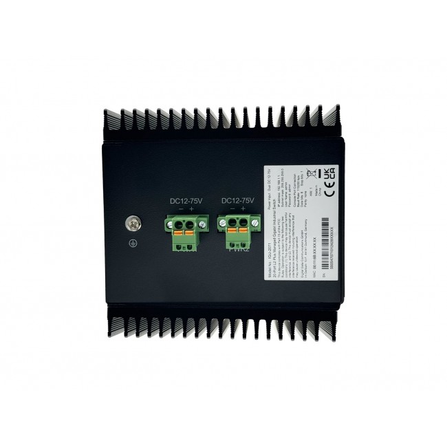LevelOne 20-Port L2 Plus Managed Gigabit Industrial Switch, 16x 1GbE RJ45, 4x 1/2.5GbE SFP, DIN-Rail, -40 C to 80 C