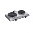 Severin DK 1014 hob Stainless steel Countertop 45.5 cm Sealed plate 2 zone(s)