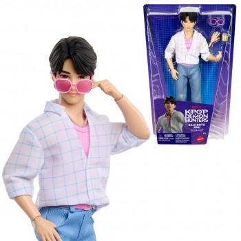 Mattel KPop Demon Hunters Saja Boys Jinu Fashion Doll in Soda Pop Look with Themed Movie Accessories