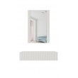 Dressing table with mirror PAFOS 80x41.6x100 white matte