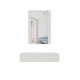 Dressing table with mirror PAFOS 80x41.6x100 white matte