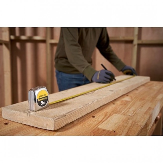Stanley 1-33-194 tape measure 5 m Acrylonitrile butadiene styrene (ABS) Black, Yellow