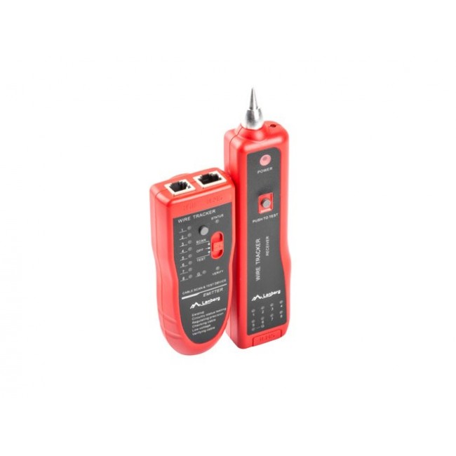 Lanberg NT-0501 network cable tester Black, Red Lanberg NT-0501 network cable tester Black, Red