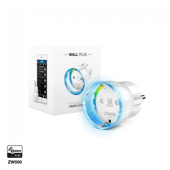 Fibaro FIBEFGWPF-102-5 power plug adapter Type F White Fibaro FIBEFGWPF-102-5 power plug adapter Type F White