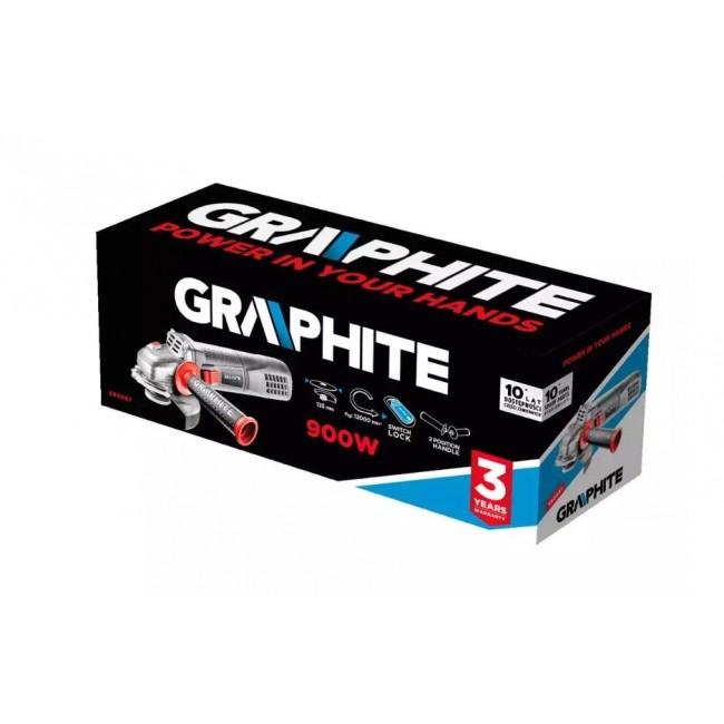 Angle grinder 900W Graphite 125mm disc Angle grinder 900W Graphite 125mm disc