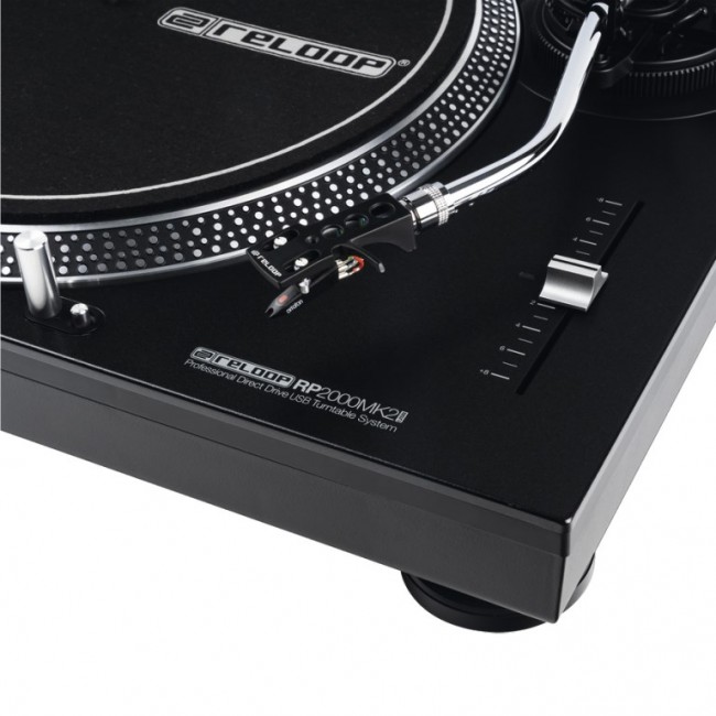 Reloop RP-2000 USB MK2 DJ turntable Direct drive DJ turntable Black Reloop RP-2000 USB MK2 DJ turntable Direct drive DJ turntable Black