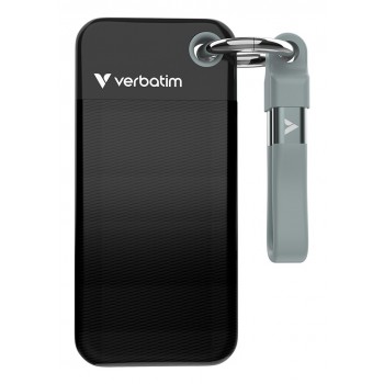 Verbatim Pocket SSD USB 3.2 Gen 2 2TB Black/Grey