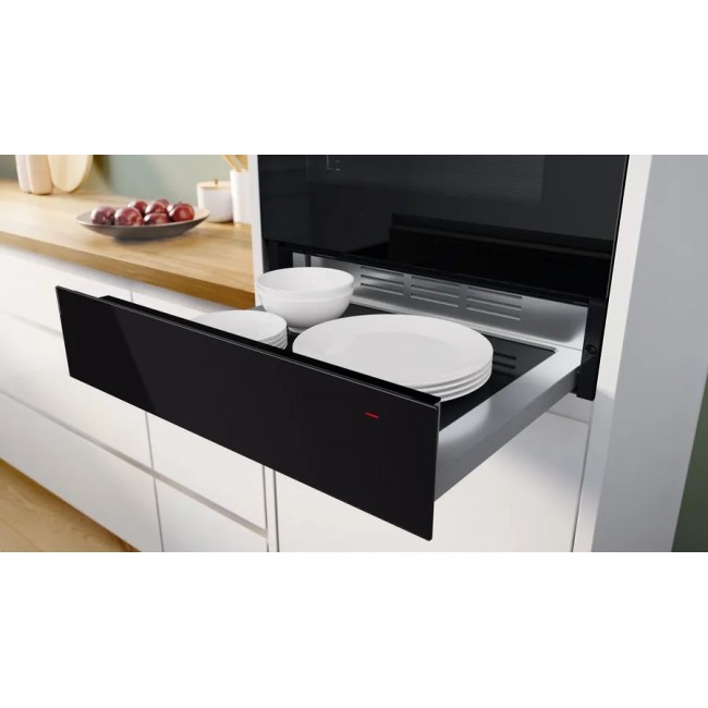 Bosch Serie 8 BIC7101B1 warming drawer 20 L 12 place settings Black