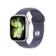 Apple Watch Series 11 GPS 42mm Silver Aluminium Case with Purple Fog Sport Band - S/M