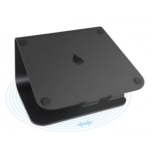 Rain Design mStand360 - drehbarer Aluminium Stand f r MacBooks Notebooks bis 15 zoll Laptop stand Black 38.1 cm (15
