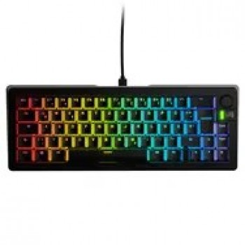 Glorious GMMK 3 65% Custom Gaming Keyboard - Pre-Built, ISO (DE), Fox Switches, Black