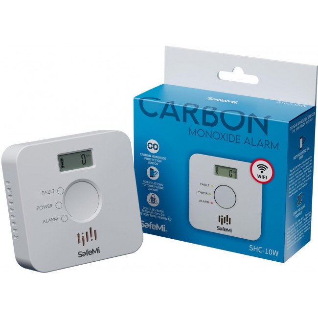 SAFEMI Czujnik dymu - WiFi - Gwarancja 3 lata SHC-10W SAFEMI Czujnik dymu - WiFi - Gwarancja 3 lata SHC-10W