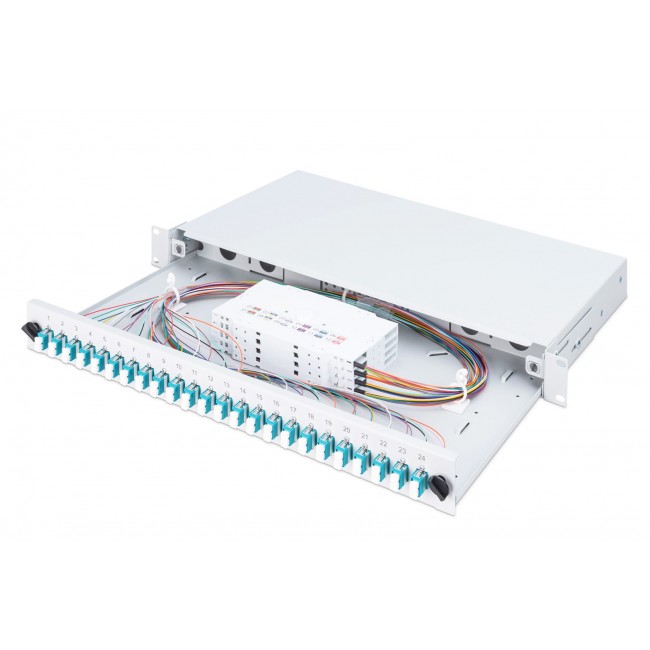 Digitus Fiber Optic Splice Box, Equipped, LC, OM3