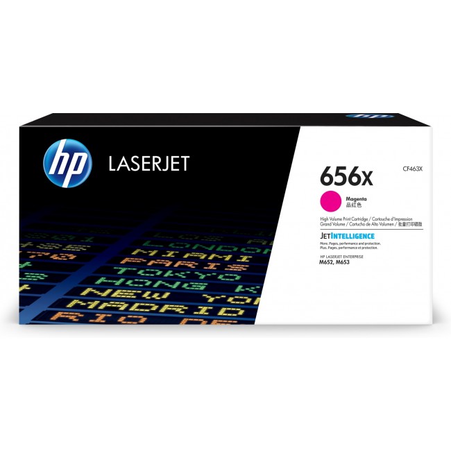 HP 656X High Yield Magenta Original LaserJet Toner Cartridge