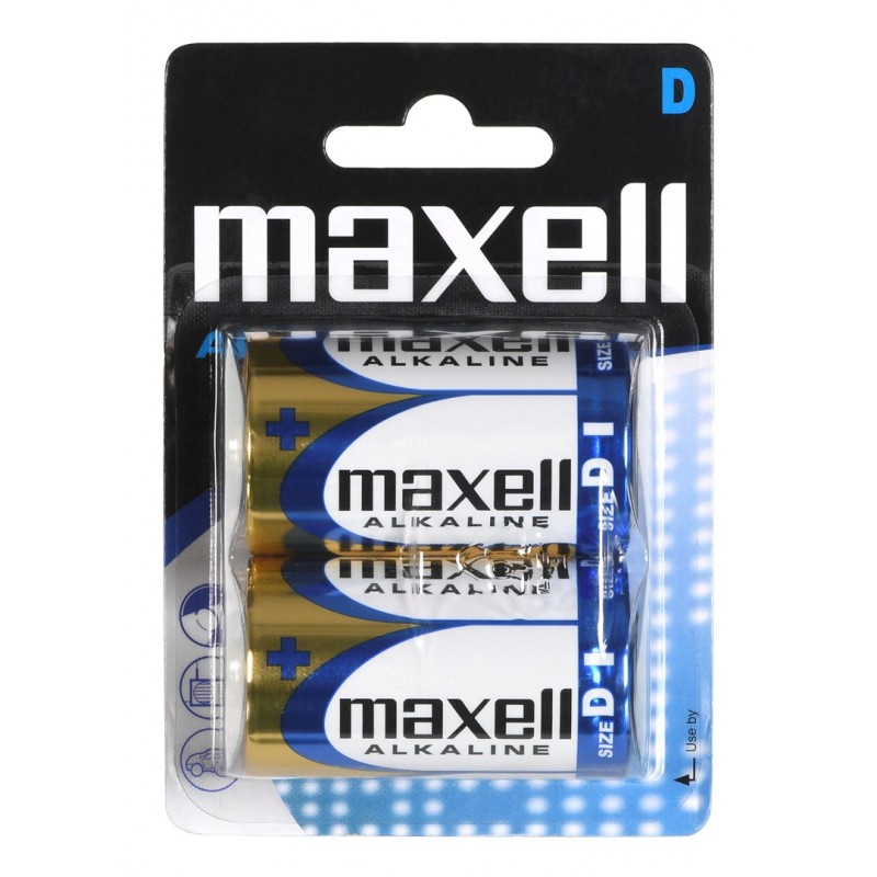 MAXELL battery alkaline LR20 2 pcs. MAXELL battery alkaline LR20 2 pcs.