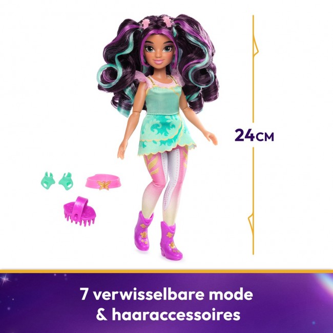 Unicorn Academy, Ava Doll with 7 Accessories, 9.5 , Dolls & Unicorn Toys for Girls Ages 4 and up