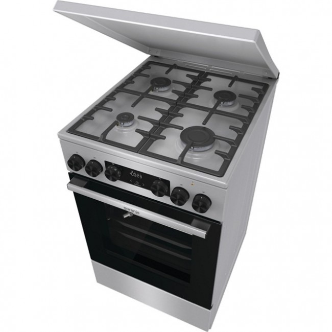 Gorenje GKS5C71XF Freestanding cooker with oven Silver Gorenje GKS5C71XF Freestanding cooker with oven Silver