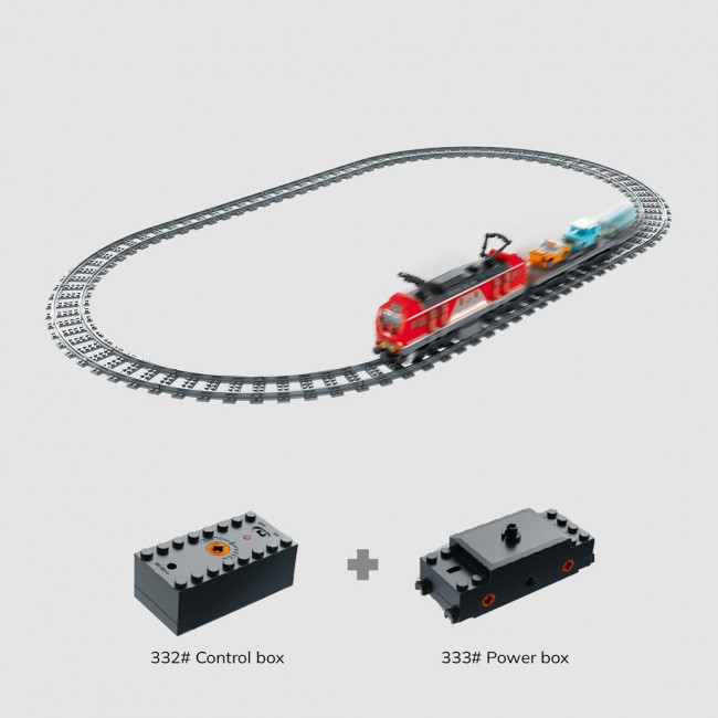 iM.Master RC Freight Train Building Blocks USB 617 pieces