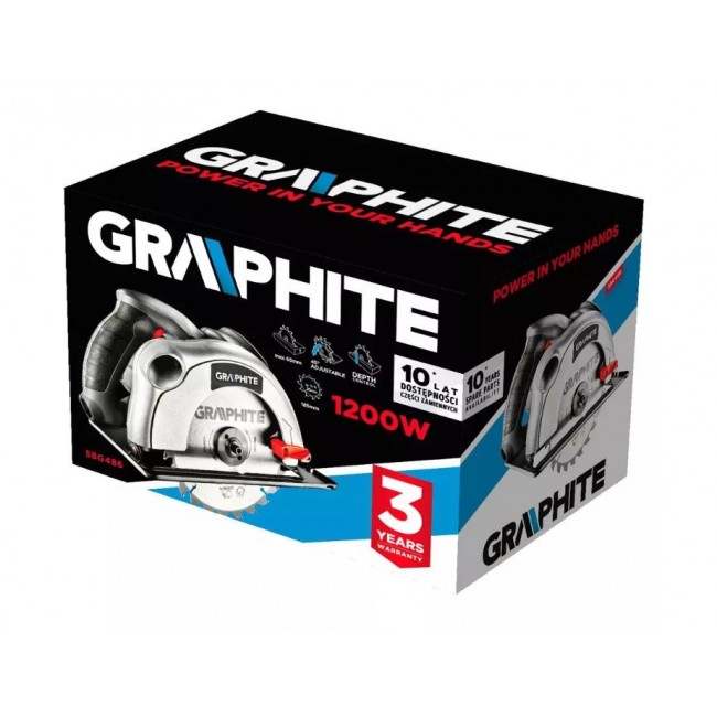 Circular saw 1200W Graphite circular saw blade 185 mm Circular saw 1200W Graphite circular saw blade 185 mm