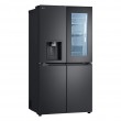 LG InstaView GMG960EVJE side-by-side refrigerator Freestanding 638 L Black LG InstaView GMG960EVJE side-by-side refrigerator Freestanding 638 L Black
