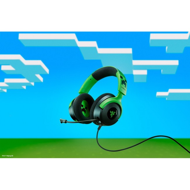 Razer Kraken V4 X Headset Wired Head-band Gaming USB Type-C / USB Type-A Black, Green