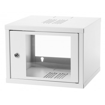 Digitus CL-19 04U rack cabinet 4U Wall mounted rack Light grey