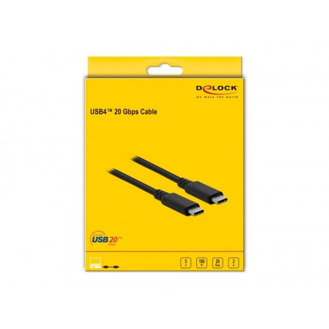 DeLOCK USB4 20 Gbps Cable 2 m