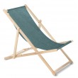 Classic beech deckchair GreenBlue GB183M Melange turquoise