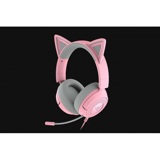 Razer Kraken Kitty V3 X Headset Wired Head-band Gaming USB Type-A Pink
