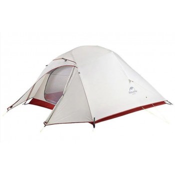 Naturehike Cloud UP 3 hiking tent (NH18T030-T) grey-red