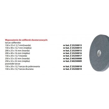 SANDING DISC 150x40x12.7 SOFT