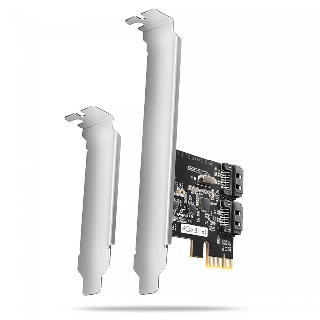 Axagon PCES-SJ2 interface cards/adapter Internal SATA Axagon PCES-SJ2 interface cards/adapter Internal SATA