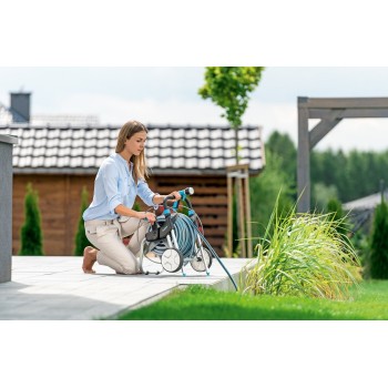 CELLFAST 55-050 EXPLORER garden hose reel Cart reel 1/2 60 m Black, Blue, Grey