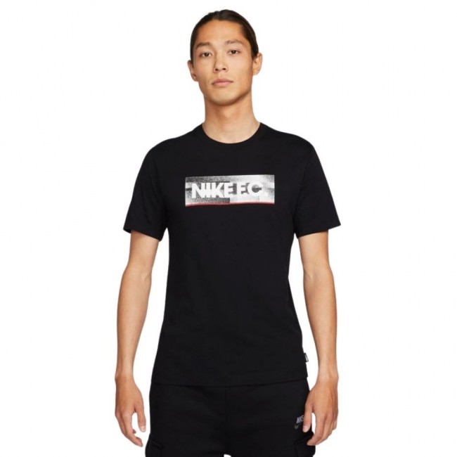 Nike NK Fc Tee Seasonal Block Men's T-Shirt Black DH7444 010 L Nike NK Fc Tee Seasonal Block Men's T-Shirt Black DH7444 010 L