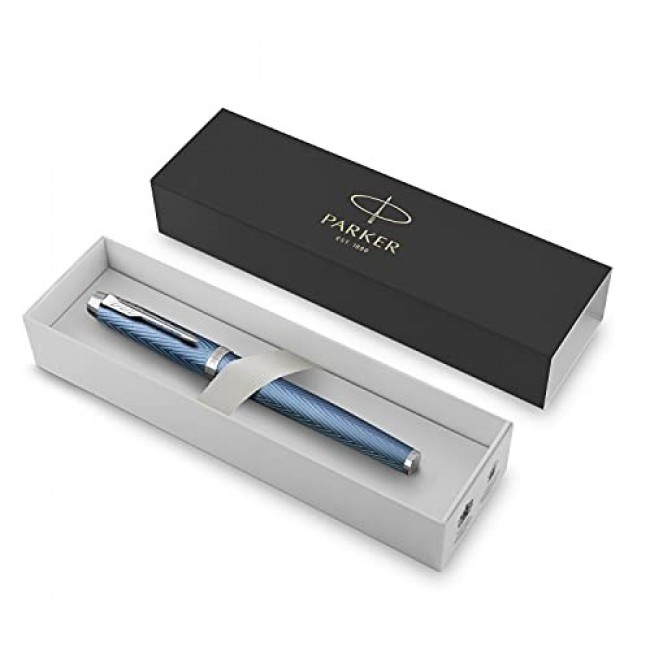Parker IM Premium Blue Grey CT Rollerball Pen