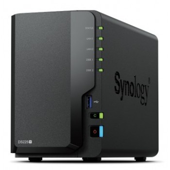 Synology DS225+ 2 Bay NAS Desktop Intel Celeron J4125 2 GB DDR4 Synology DSM Black