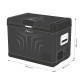 YOLCO GCX47 Black Portable compressor fridge