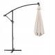 Extralink BLACK FOREST PARASOL OGRODOWY NA WYSIEGNIKU 3M DUZY BEZOWY L-0713