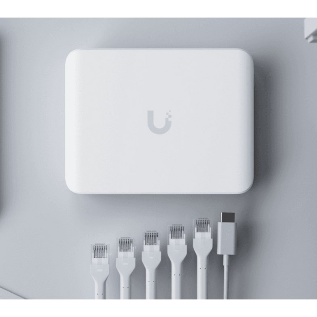 Ubiquiti UniFi Flex Mini 2.5G Managed 2.5G Ethernet (100/1000/2500) Power over Ethernet (PoE) Desktop White