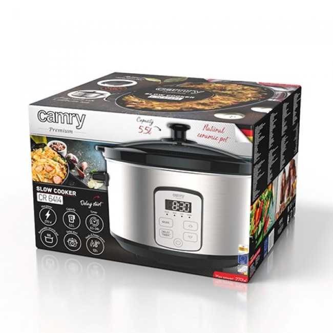 CAMRY CR 6414 SLOW COOKER CAMRY CR 6414 SLOW COOKER