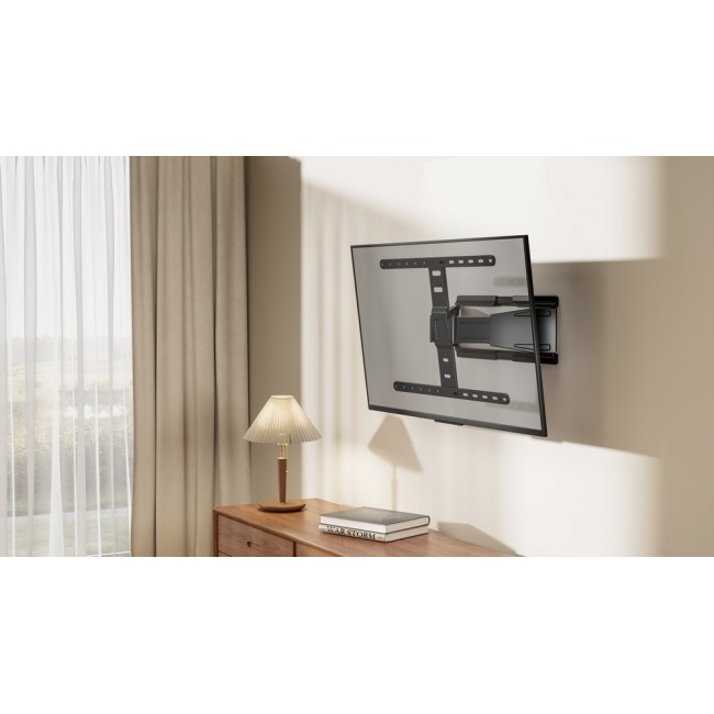Gembird WM-90ST-02 Full-motion TV wall mount, 43 -90 , black
